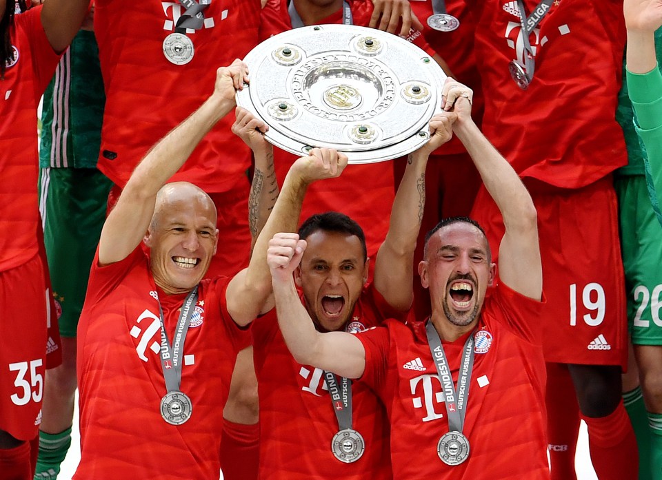 Ribery won 23 trophies during his 12 years with Bayern Munich