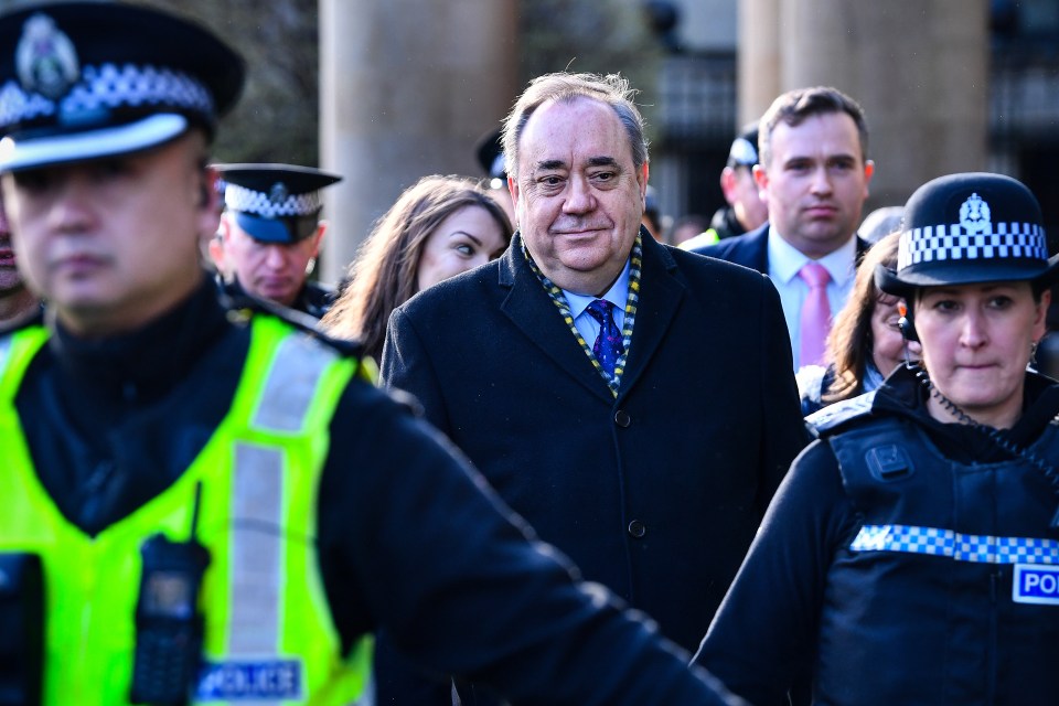 Mr Salmond claimed there was an orchestrated plot to 'bring him down'