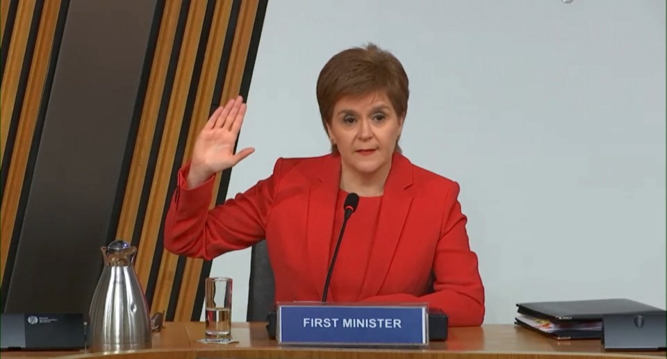 First Minister Nicola Sturgeon