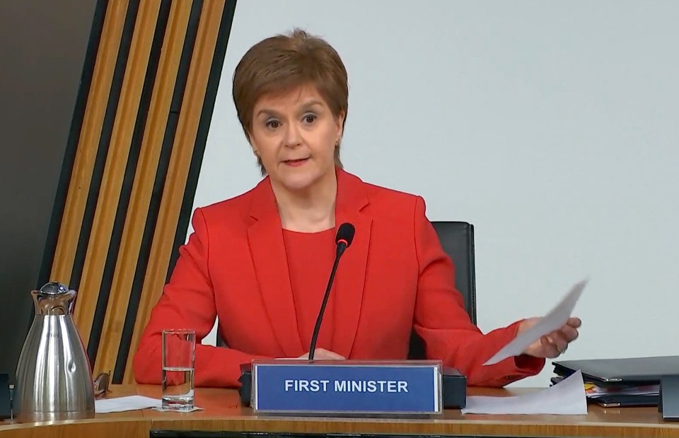 The First Minister is appearing before a Holyrood committee this morning
