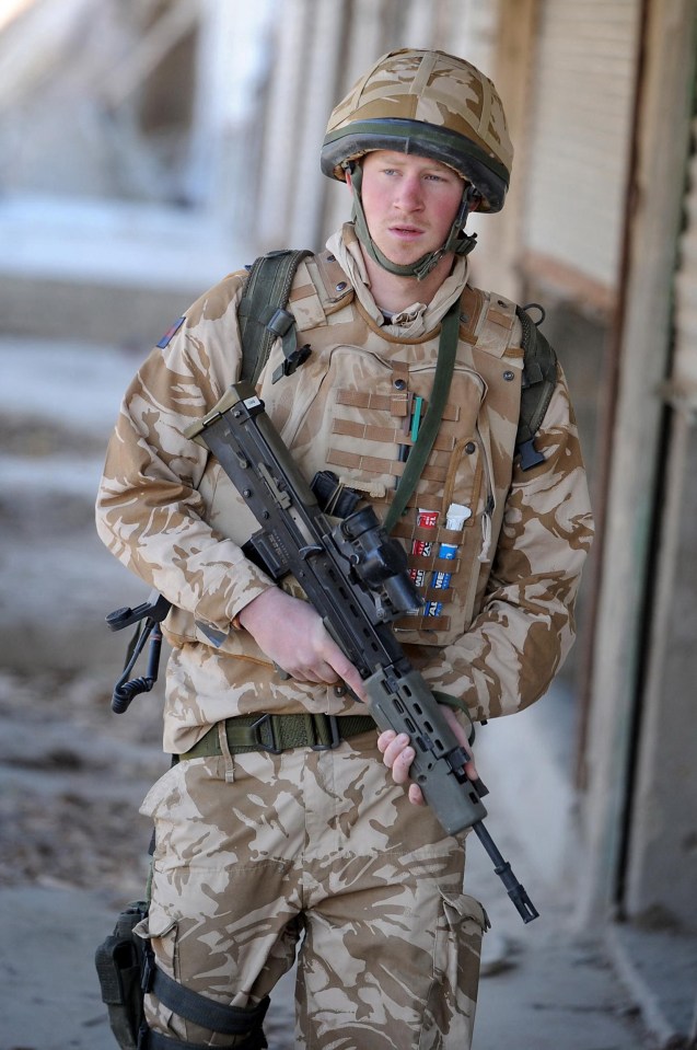 In his announcement, Harry recalled his Army background saying 'as the Royal Marine Commandos say, it's a state of mind'
