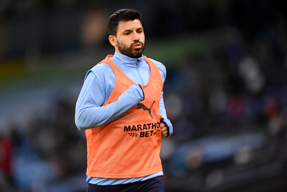 Sergio Aguero has been a bit-part player this season