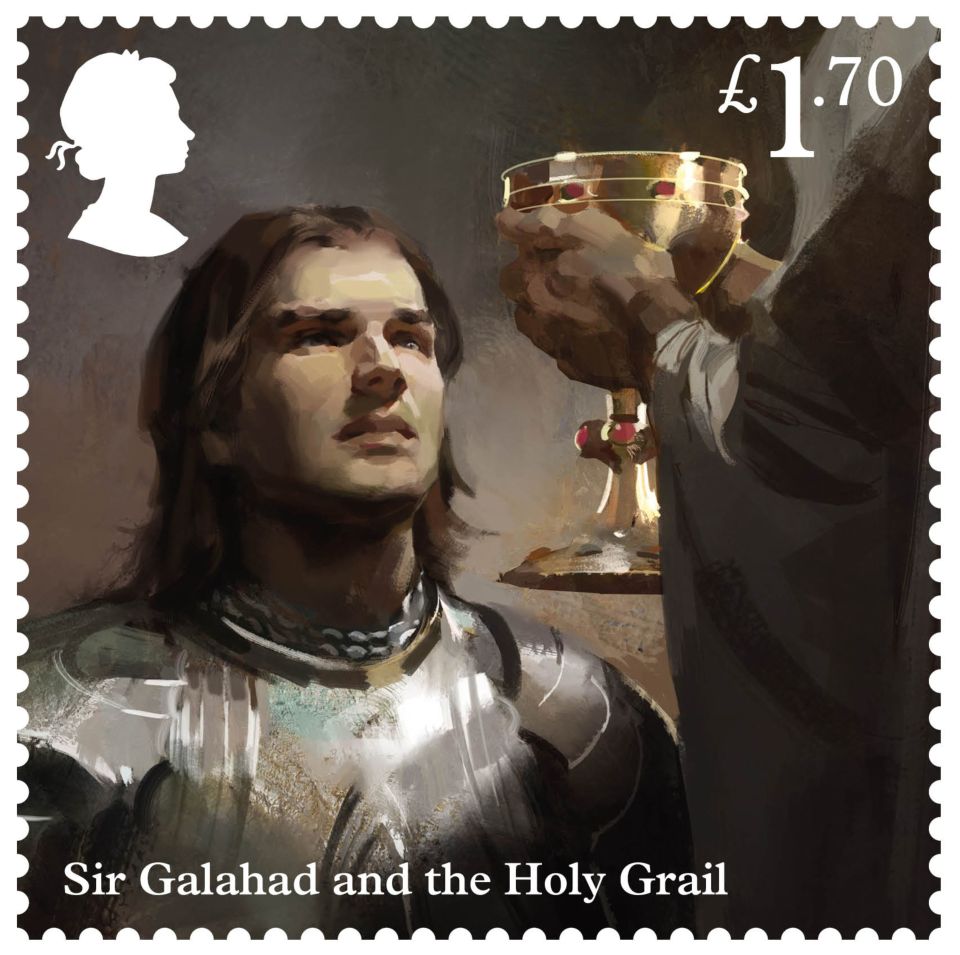 The Royal Mail is releasing stamps to celebrate the legend of King Arthur