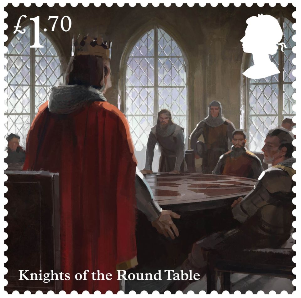 Arthur's Knights of the Round Table also feature in the collection