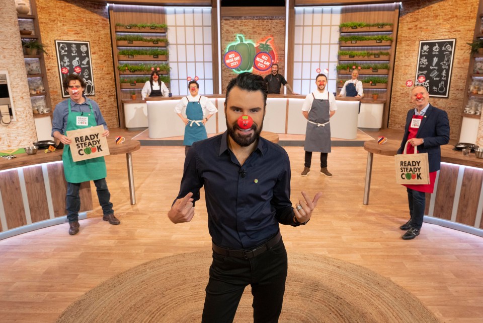 Rob Rinder went head to head with Stephen Mangan in the Red Nose Day special, hosted by Rylan Clark-Neal.