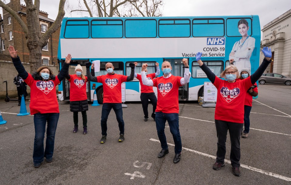 'The bus is so quirky that people who get their vaccines also get a selfie,' volunteers say
