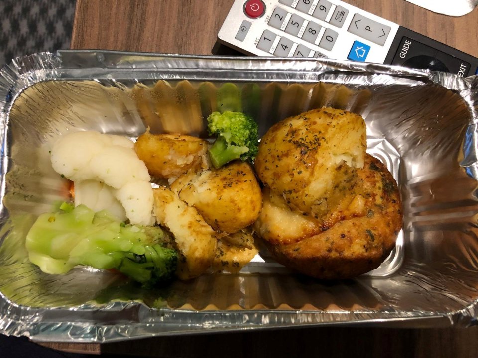 He described the food at the quarantine hotel in Edinburgh as 'horrendous'