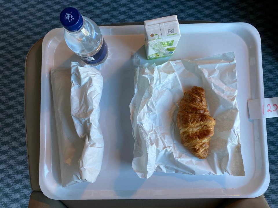 Chris started his quarantine at the Hampton by Hilton Edinburgh Airport on March 12, but says the meals are kid-sized
