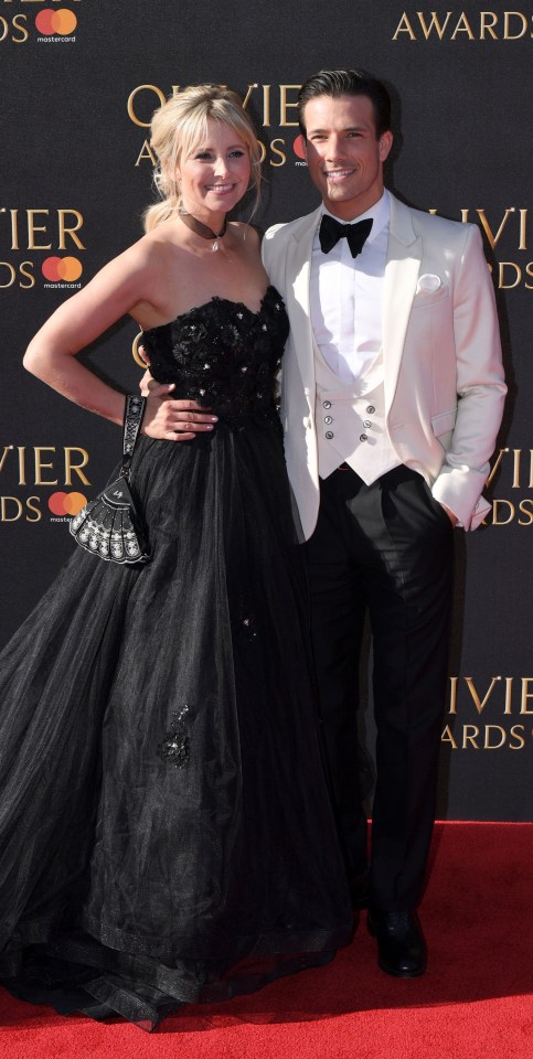 The happy couple together at the Olivier Awards in London back in 2017