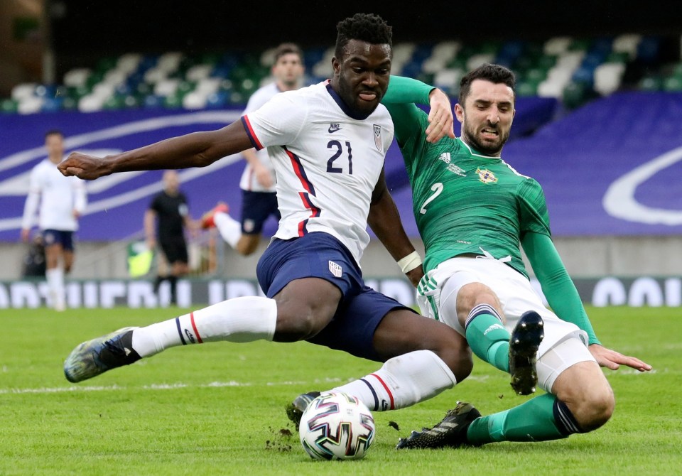 Dike won his second USA cap against Northern Ireland last month