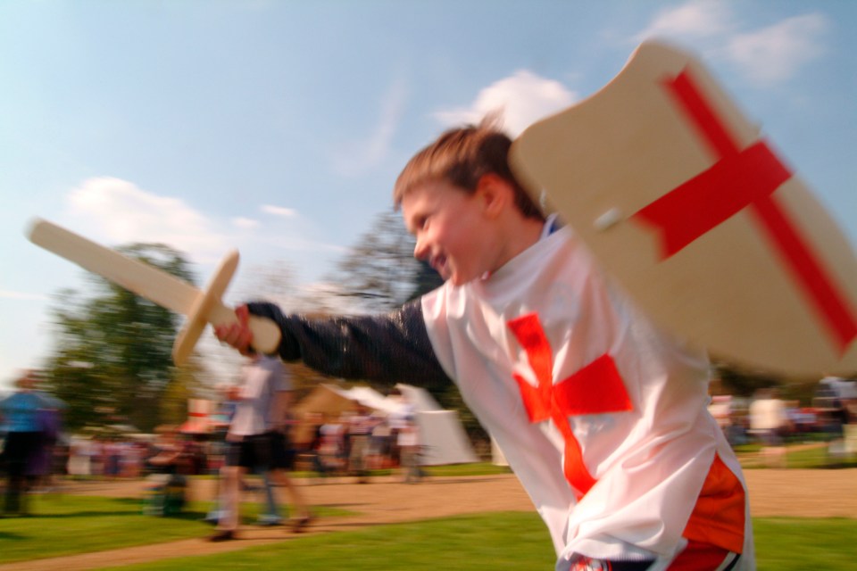 Parades and celebrations still take place across England to mark the day