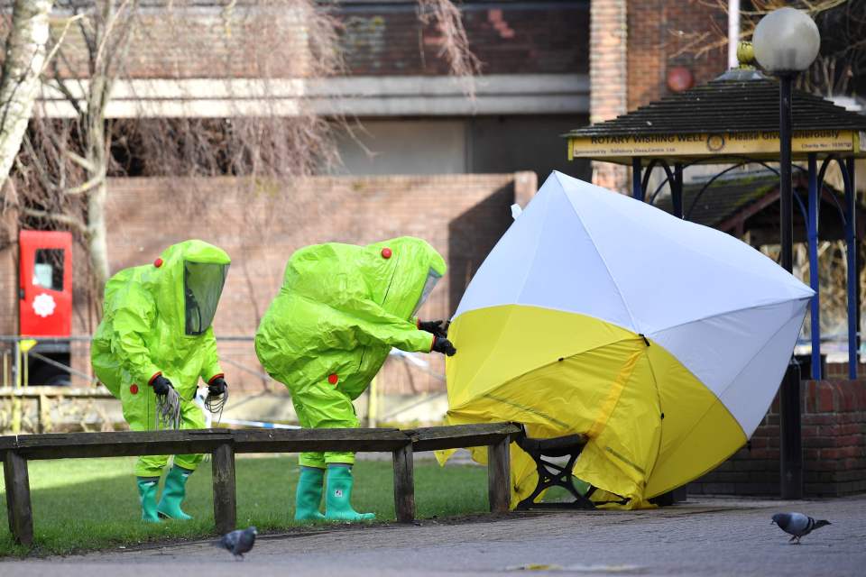 The pair are believed to be behind the the Salisbury novichok nerve agent attack