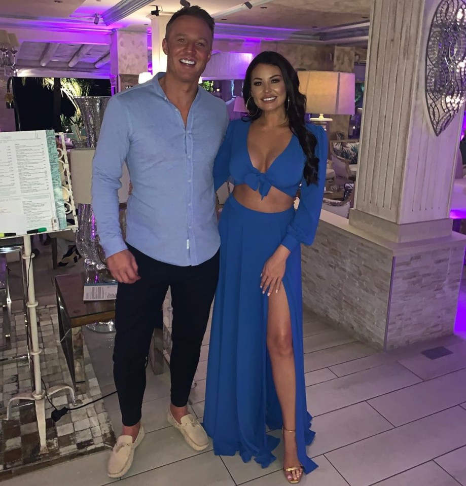 Jess with her fiancé William, who she hopes to marry this year