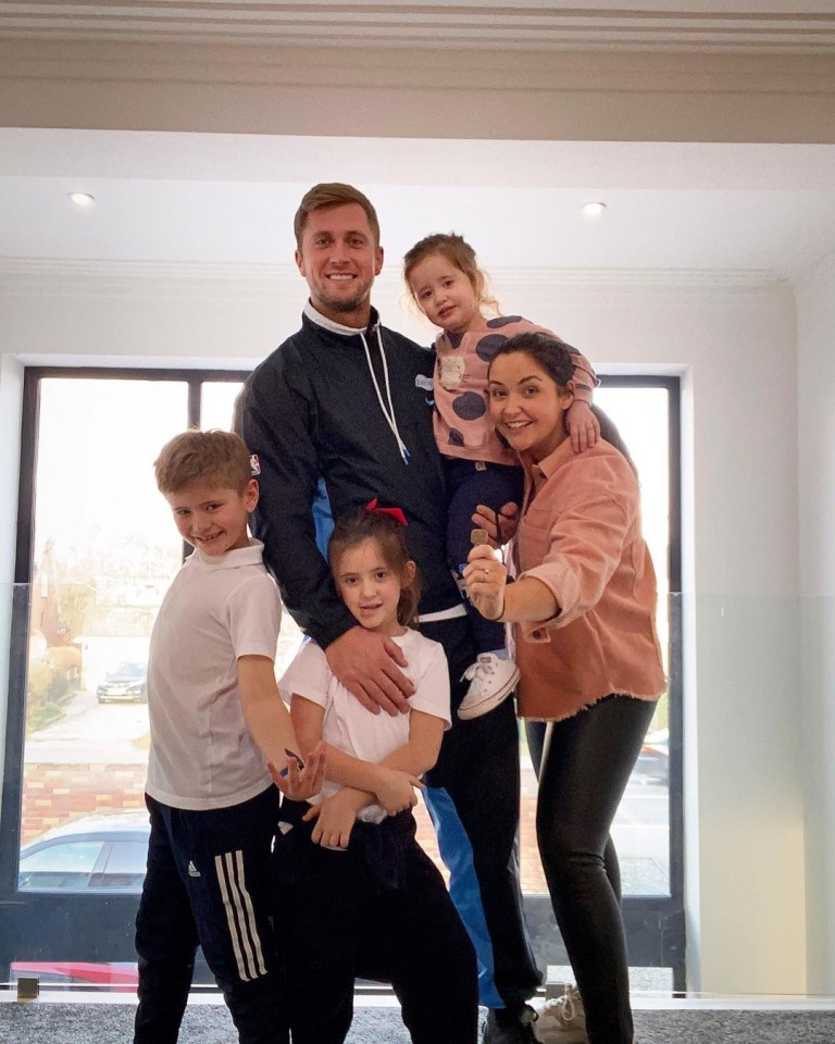 The family are loving their new home