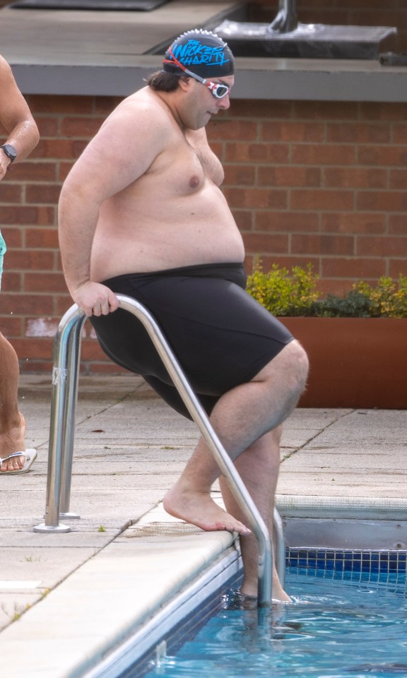 Arg had been training for the Africa swim before he decided to have surgery