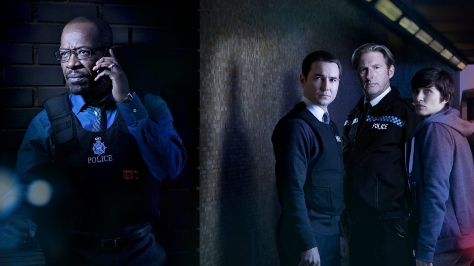 Ted with Steve and Kate in the first series in 2012