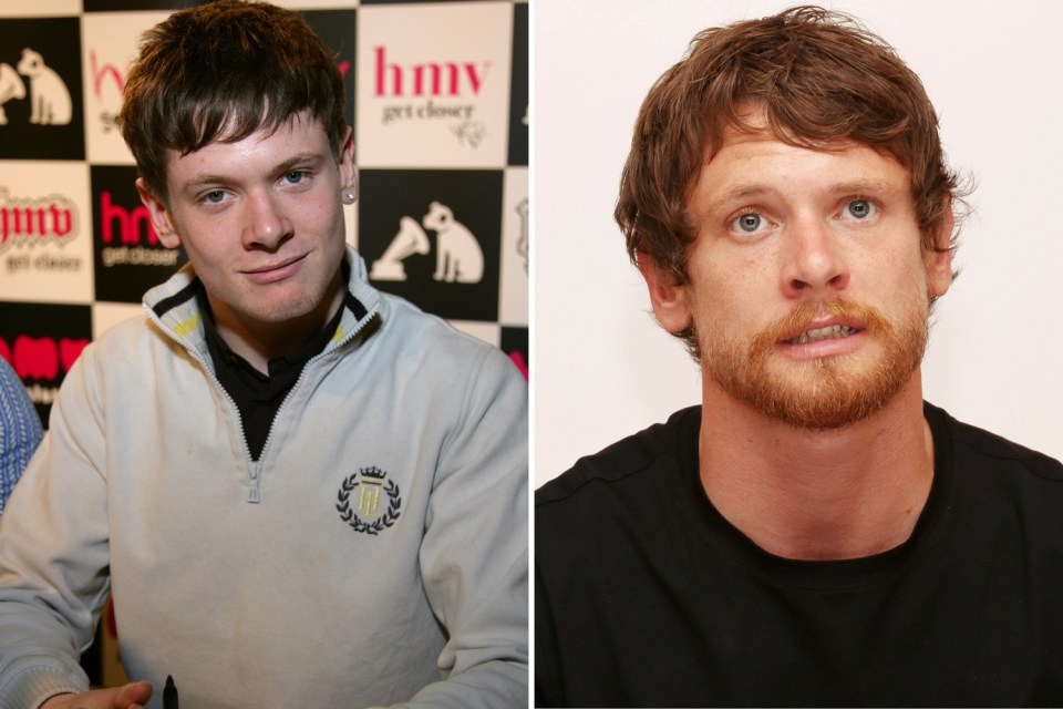 Jack O'Connell in 2010 while starring as James in Skins (Left) and Jack in 2019 (Right)