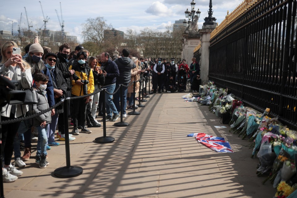 The government has urged people to stay away and not lay flowers