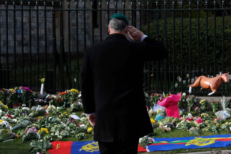 Gary Smith of the Royal Marines at Windsor Castle