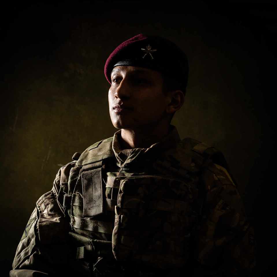 British photographer Rebecca Brown snapped Gurkha Recruits in Catterick, North Yorkshire