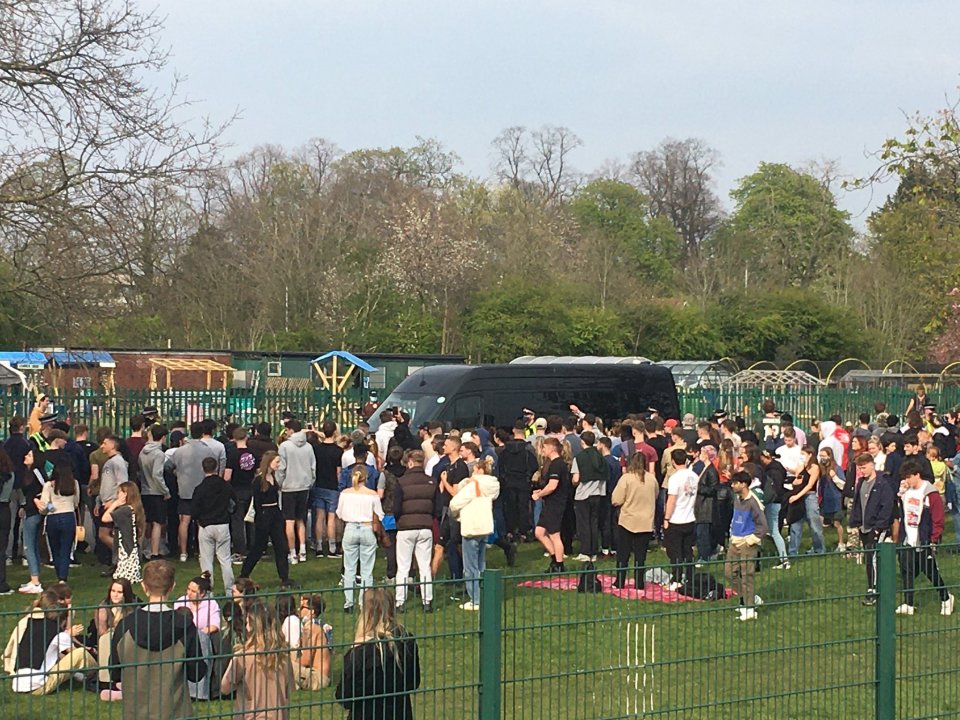 Thousands of people flocked to the AJ Tracey gig in Platts Field in Manchester on Sunday