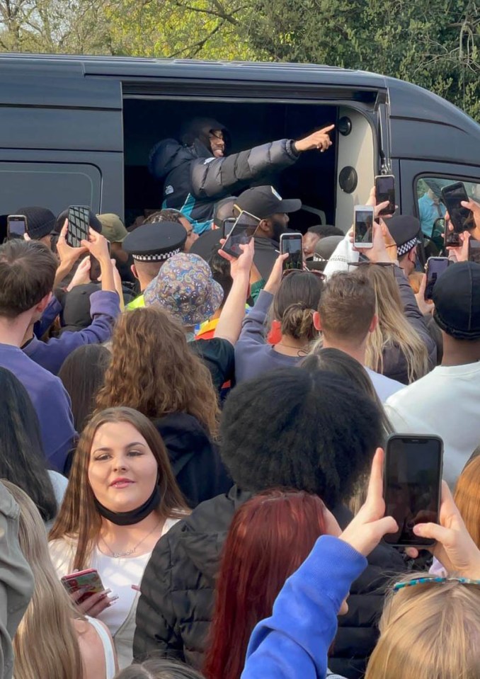 Tracey later thanked his fans for coming to the event