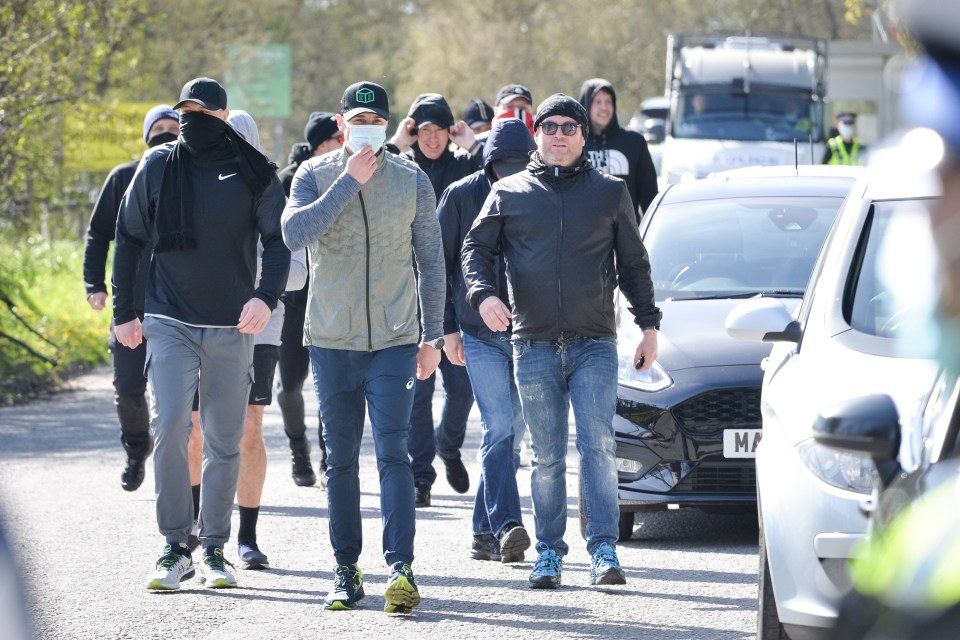 Fans arrived determined to make their voices heard