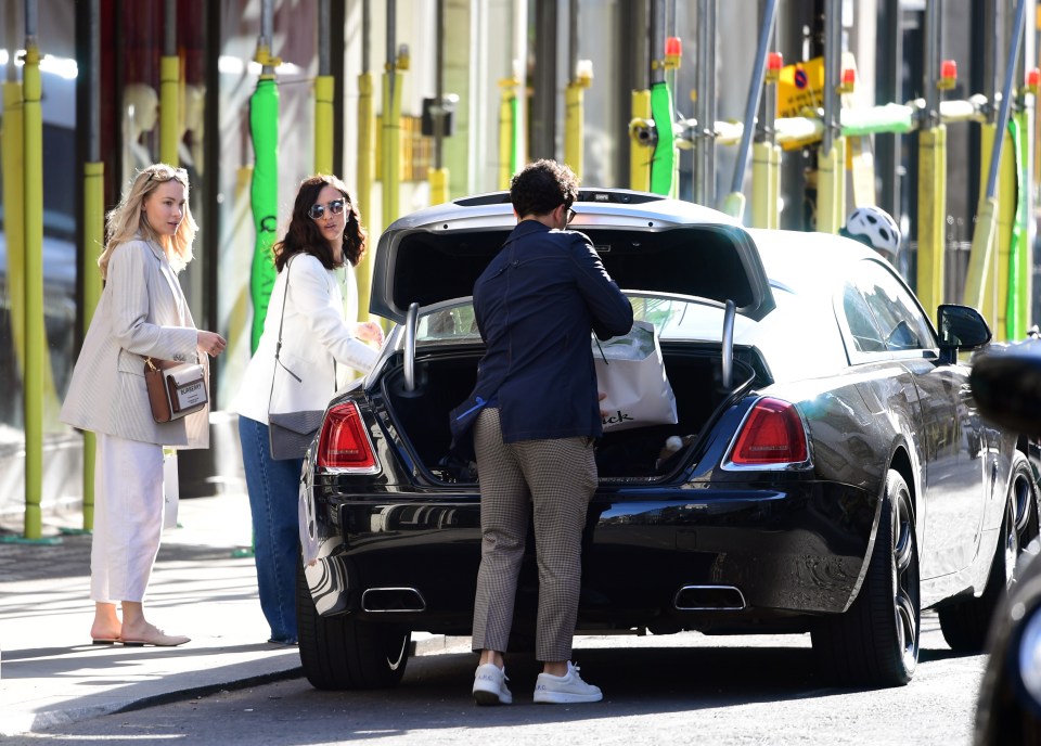 They loaded shopping into Ryan's £286k Rolls Royce