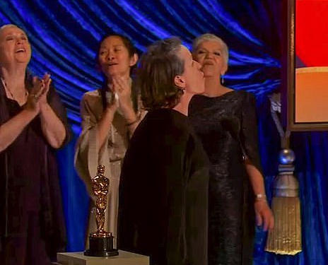 Frances howled like a wolf at last night's ceremony