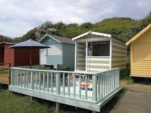 This quaint beach hut is situated on the popular Walton on the Naze beach