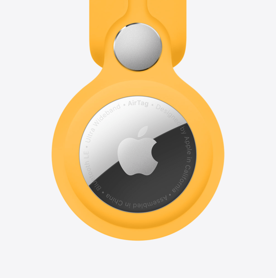 An AirTag can be attached to a set of keys, a suitcase or placed inside a purse – and then located using your iPhone