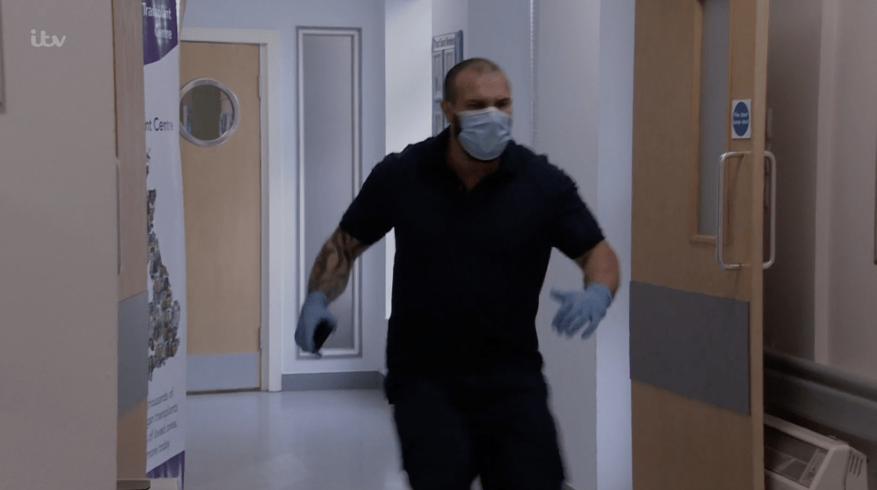 The 'cleaner' made a quick exit after beating Peter