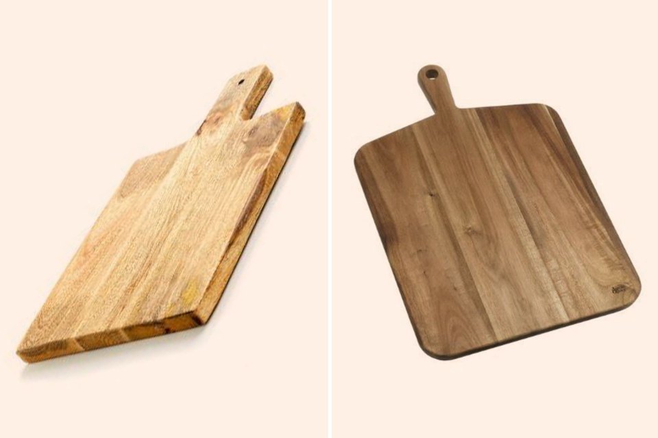 Primark's shopping board (left) costs £5.50