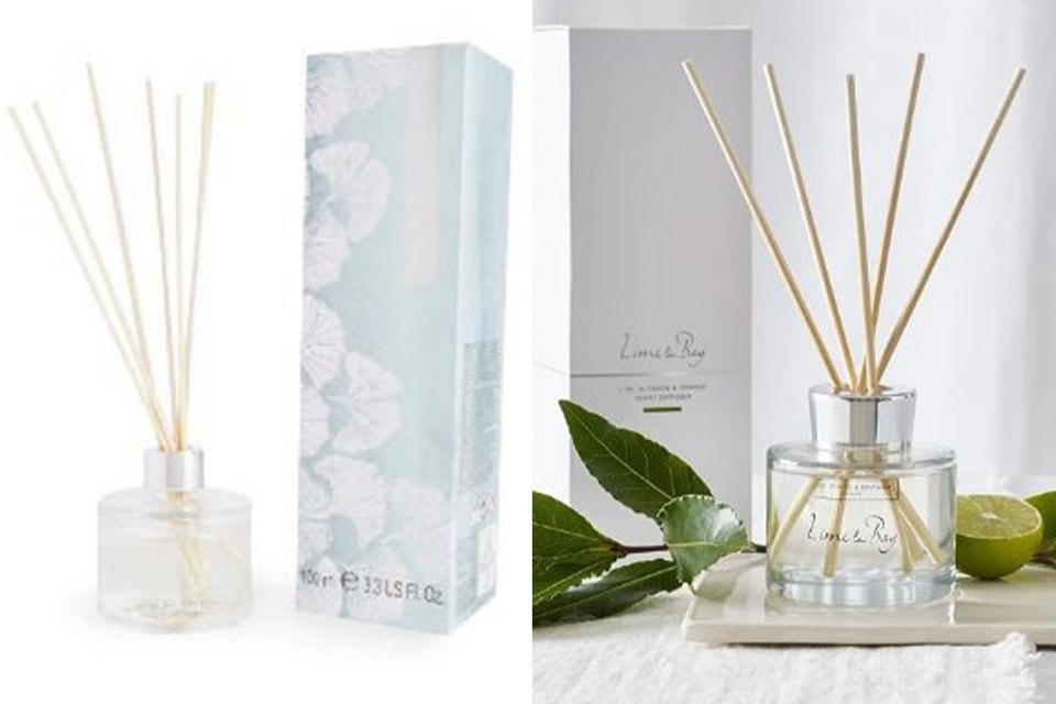 Primark's reed diffuser (left) costs £2.50