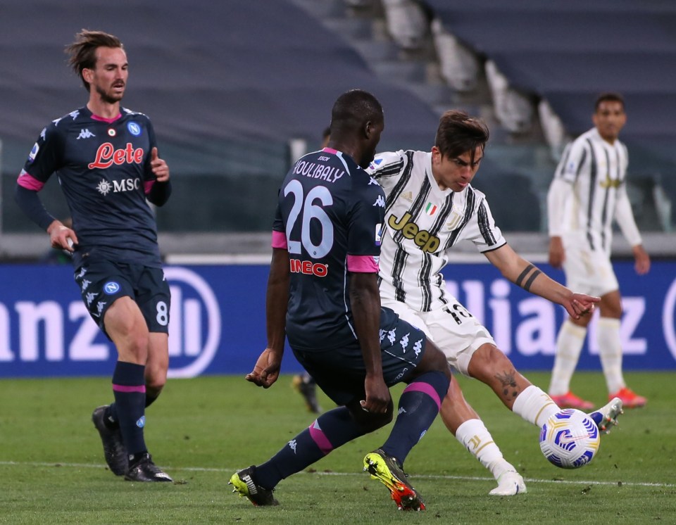 Paulo Dybala fired home Juventus' second goal