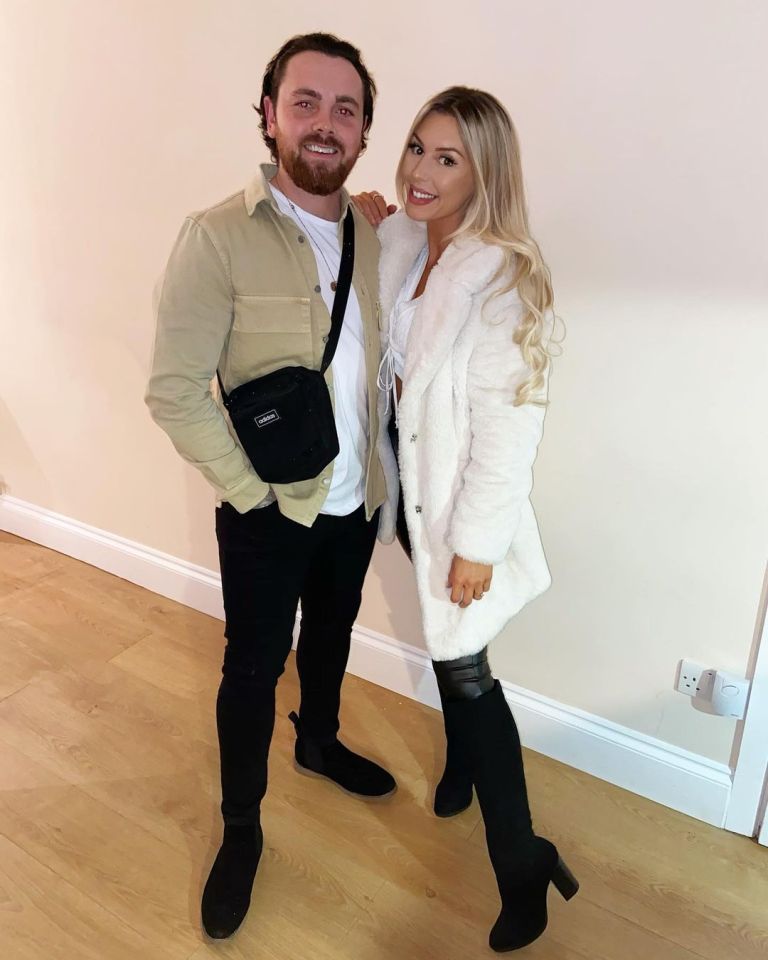 Ray with fiancé, Emily Fletcher