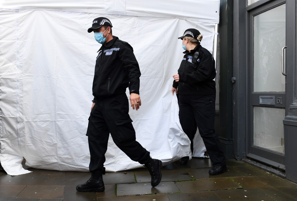 Specialist officers have been excavating the site in Gloucester for the last two days