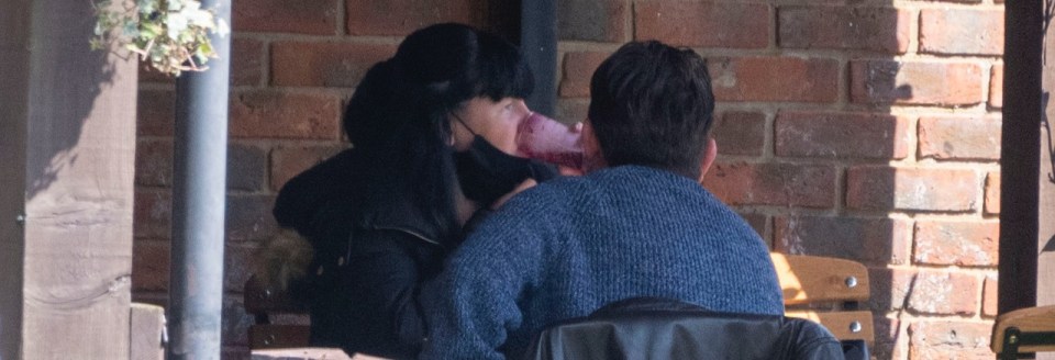 Philpott was seen drinking a snakebite and black at the pub in Newbury, Berks