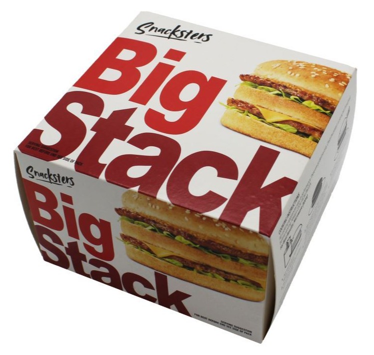 Aldi's "Big Stack" looks just like McDonald's "Big Mac"