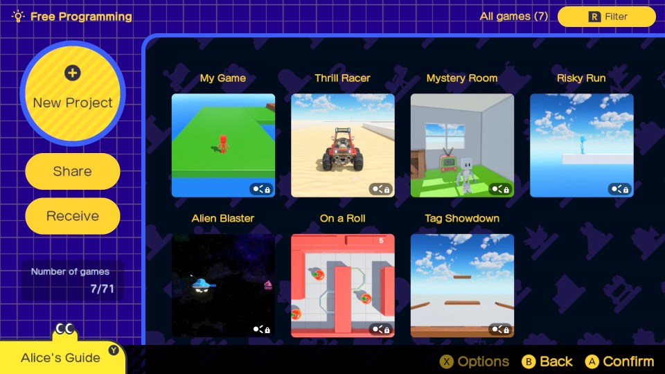 Nintendo’s game-making app lets you create titles across lots of different genres