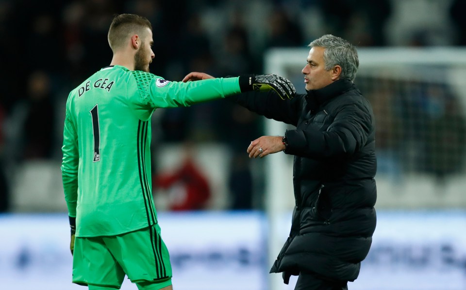 Mourinho coached De Gea for some of the best years of the keeper's career