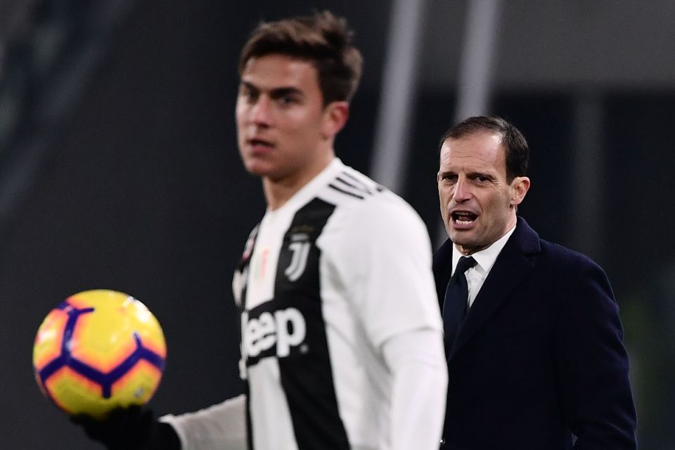 Allegri, 53, previously got the best out of Dybala