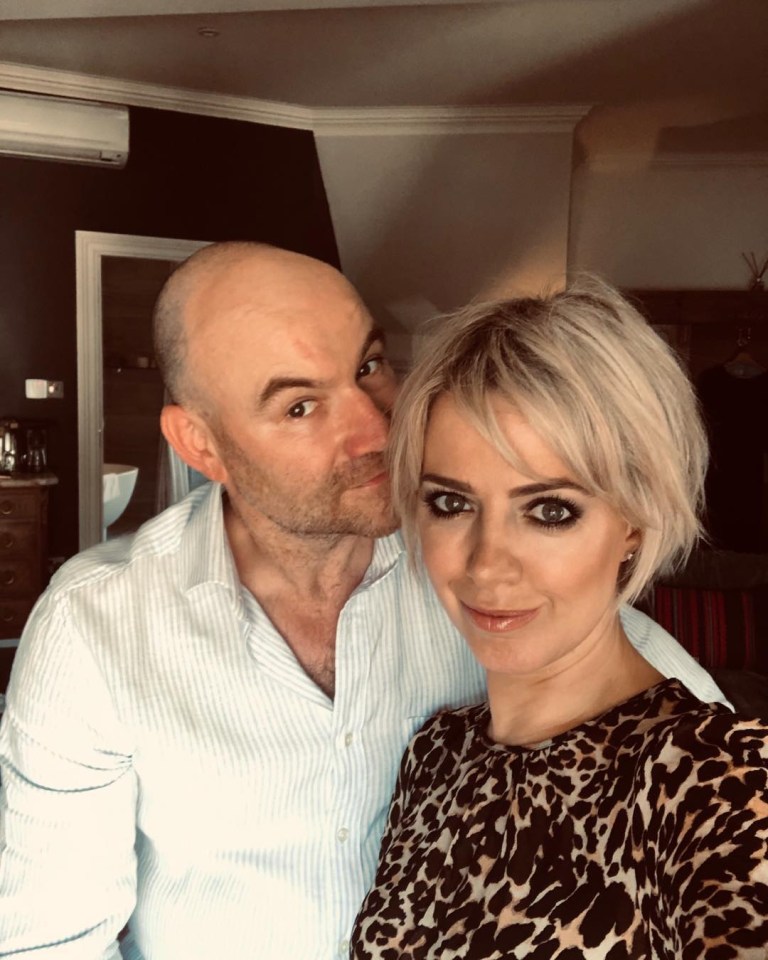 Sally and fiancé Joe Duttine – her co-star in the ITV soap