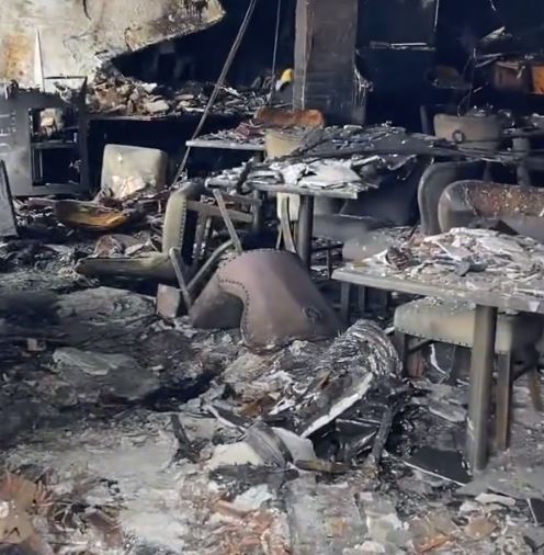 Olivia's, in La Cala de Mijas, was engulfed in flames last week