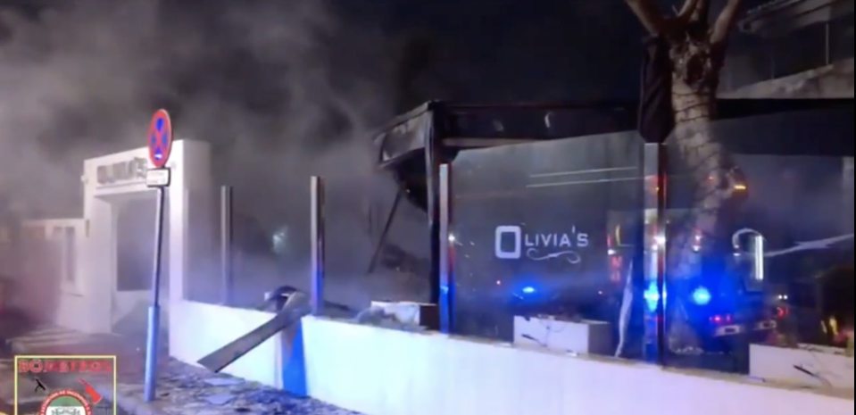 The former Towie star has demolished the restaurant in order to rebuild