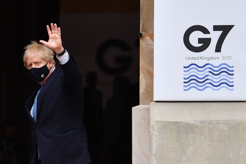 Boris Johnson said 'there is no better person to build momentum for further change'