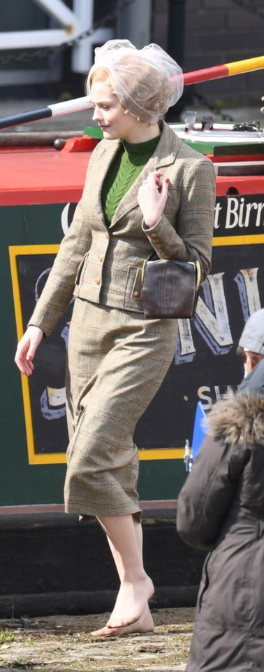 Amber looked amazing in her 1930s attire