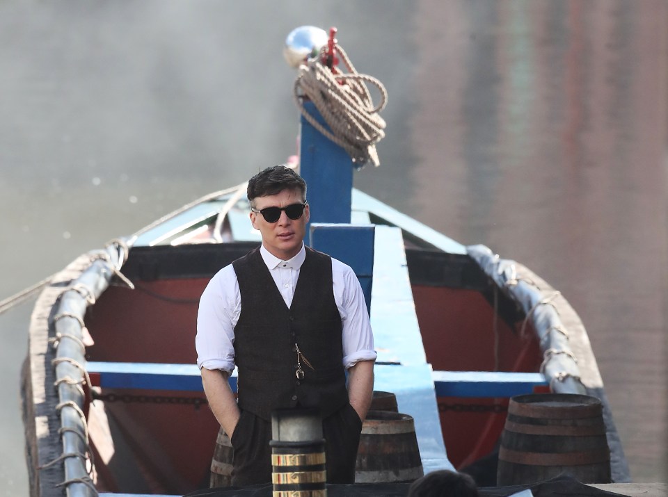 Cillian looked suave in his waistcoat and white shirt