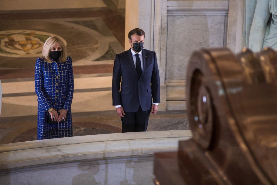 The couple were pictured as the diplomatic row with Britain intensified