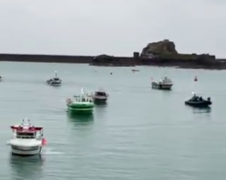 They are staging a protest following a change to fishing rules